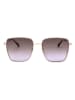Moschino Damen-Sonnenbrille in Lila/ Gold