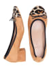 Anna Morellini Leder-Ballerinas "Ginata" in Hellbraun