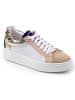 Anna Morellini Leder-Sneakers "Lassellana" in Beige/ Weiß