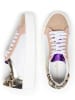 Anna Morellini Leder-Sneakers "Lassellana" in Beige/ Weiß