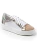 Anna Morellini Leren sneakers "Romilata" wit/beige