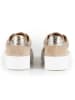 Anna Morellini Leder-Sneakers "Valenza" in Beige