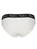 Pepe Jeans 2er-Set: Slips in Weiß/ Schwarz