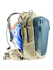 Deuter Plecak rowerowy "Compact EXP 14" w kolorze niebiesko-beżowym - 26 x 46 x 18 cm