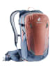 Deuter Plecak rowerowy "Compact EXP 14" w kolorze niebiesko-czerwonym - 26 x 46 x 18 cm