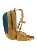 Deuter Plecak rowerowy "Compact 8 JR" w kolorze niebiesko-żółtym - 24 x 40 x 13 cm