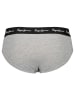 Pepe Jeans 3er-Set: Slips in Schwarz/ Weiß/ Grau