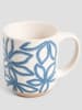 Homla Jumbotasse ''Cores'' in Creme/ Blau - 450 ml