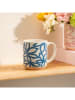 Homla Jumbotasse ''Cores'' in Creme/ Blau - 450 ml