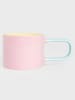 Homla Tasse ''Finko'' in Rosa/ Gelb/ Hellblau - 300 ml