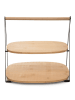Homla Etagere ''Bambou'' in Beige - (B)28 x (H)27,5 x (T)25 cm
