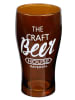 Homla 2-delige set: bierglazen "Claubee" bruin - 500 ml