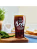 Homla 2-delige set: bierglazen "Claubee" bruin - 500 ml