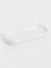 Homla Schale ''Famelio'' in Weiß - (L)16 x (B)8 cm
