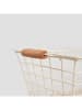 Homla Korb ''Selia'' in Creme - (B)35 x (H)14 x (T)21 cm