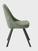 Homla Stoel "Clara" groen - (B)56,5 x (H)85 x (D)47,5 cm