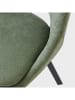 Homla Stoel "Clara" groen - (B)56,5 x (H)85 x (D)47,5 cm