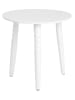 Homla Beistelltisch ''Cast'' in Weiß - (H)50 x Ø 50 cm
