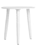 Homla Beistelltisch ''Cast'' in Weiß - (H)50 x Ø 50 cm