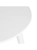 Homla Beistelltisch ''Cast'' in Weiß - (H)50 x Ø 50 cm