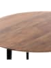 Homla Ława "Ren" w kolorze brązowo-czarnym - wys. 60 x Ø 40 cm