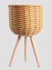 Homla Blumenständer ''Florsu'' in Beige - (H)45 x Ø 26 cm