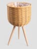 Homla Blumenständer ''Florsu'' in Beige - (H)45 x Ø 26 cm