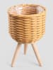 Homla Blumenständer ''Florsu'' in Beige - (H)33 x Ø 21 cm