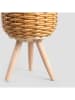 Homla Bloemenstandaard "Florsu" beige - (H)33 x Ø 21 cm