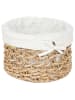 Homla Opbergmand "Hinai" beige/wit - (H)20 x Ø 13 cm