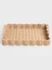 Homla Tablett ''Cobels'' in Hellbraun - (L)42 x (B)28 cm