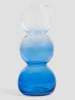 Homla Vaas "Vazia" blauw - (H)25 x Ø 8 cm