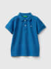 Benetton Poloshirt in Blau