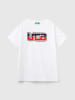 Benetton Shirt wit/meerkleurig