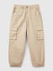 Benetton Cargohose in Beige