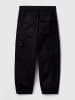 Benetton Cargohose in Schwarz