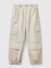 Benetton Cargohose in Beige