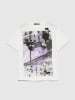 Sisley Shirt wit/paars