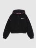 Sisley Sweatjacke in Schwarz