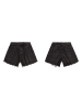 Sisley Jeans-Shorts in Schwarz