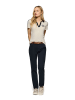 Polo Club Poloshirt in Creme/ Schwarz