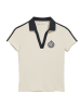 Polo Club Poloshirt in Creme/ Schwarz