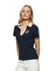 Polo Club Poloshirt in Dunkelblau/ Weiß