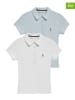 Polo Club 2-delige set: poloshirts wit/lichtblauw