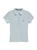 Polo Club 2er-Set: Poloshirts in Weiß/ Hellblau