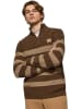 Polo Club Pullover in Braun/ Hellbraun