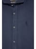 Polo Club Lniana koszula - Slim fit - w kolorze granatowym