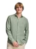 Polo Club Leinenhemd - Slim fit - in Grün