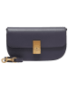 LIEBESKIND BERLIN Leren schoudertas donkerblauw - (B)22 x (H)12,5 x (D)4 cm