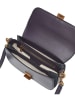 LIEBESKIND BERLIN Leren schoudertas donkerblauw - (B)22 x (H)12,5 x (D)4 cm